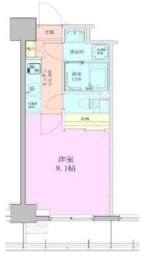 八丁堀レジデンス壱番館 302 間取り図