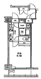 八丁堀レジデンス壱番館 1002 間取り図