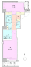 八丁堀レジデンス壱番館 704 間取り図