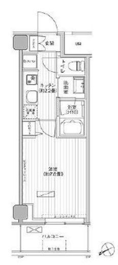 ヒューリック浅草橋江戸通 602 間取り図