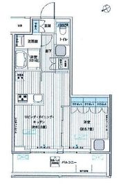 ヒューリック浅草橋江戸通 1005 間取り図