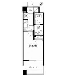 レジディア島津山 903 間取り図