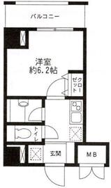 レジディア東品川 1003 間取り図