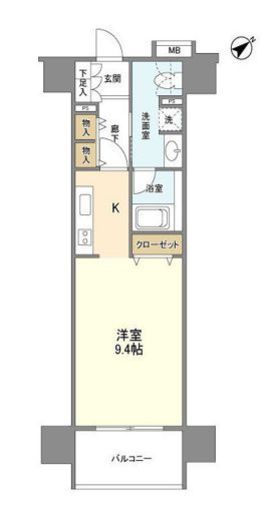 クリオ五反田 903 間取り図