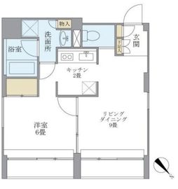 KDXレジデンス自由が丘 201 間取り図