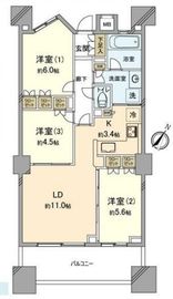 上池袋タワーレジデンス 9階 間取り図