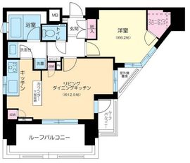 シティインデックス目黒 7階 間取り図