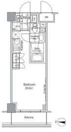 ザ・パークハビオ高円寺 211 間取り図