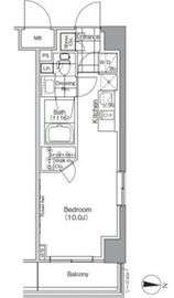 ザ・パークハビオ高円寺 325 間取り図