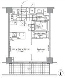 ザ・パークハビオ高円寺 113 間取り図