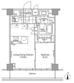 ザ・パークハビオ高円寺 318 間取り図