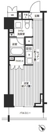 レジディア渋谷 1103 間取り図