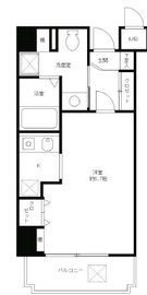 レジディア目黒 502 間取り図