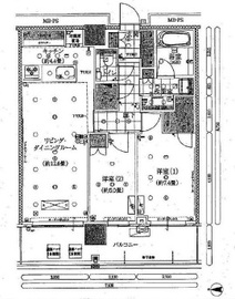 グランドメゾン白金の杜ザ・タワー 22階 間取り図