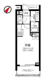 ファミールグラン銀座4丁目オーセンティア 8階 間取り図