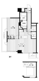 MFPRコート麻布十番 802 間取り図