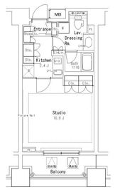 パークアクシス御茶ノ水ステージ 907 間取り図