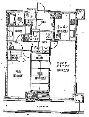 Wコンフォートタワーズ EAST 27階 間取り図