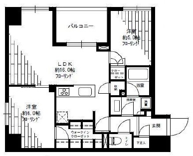 サンウッド東京茅場町パークフロント 10階 間取り図