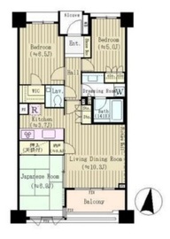 ブリリア外苑出羽坂 5階 間取り図