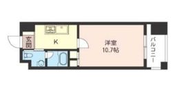 エスティメゾン銀座 1502 間取り図