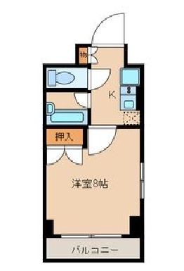フォレシティ秋葉原 701 間取り図