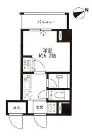 レジディア東品川 812 間取り図