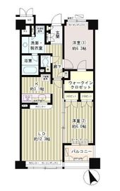 クラッサ初台 803 間取り図