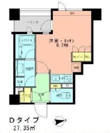 ラフィネジュ学芸大学 504 間取り図