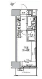 アイル芝浦東京ベイ 4階 間取り図