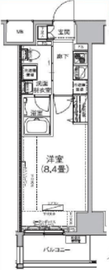 アイル芝浦東京ベイ 2階 間取り図