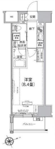 アイル芝浦東京ベイ 3階 間取り図