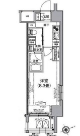 アイル芝浦東京ベイ 4階 間取り図