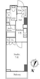 Feel A 渋谷 4階 間取り図