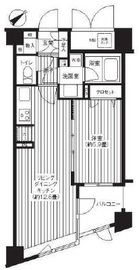 コスモリード新宿余丁町 103 間取り図
