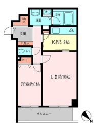 コロネード市ヶ谷 419 間取り図