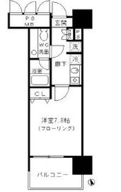 フォンテーヌ芝浦 1103 間取り図