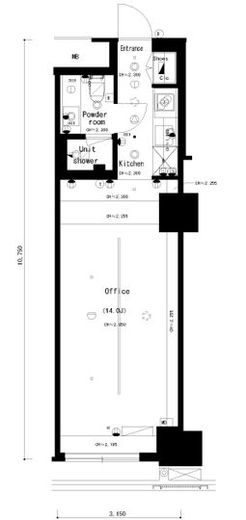 theSOHO (ザソーホー) 1016 間取り図