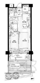 ザ・パークハウス三軒茶屋 1階 間取り図