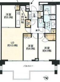 グランドヒルズ三軒茶屋ヒルトップガーデン 4階 間取り図