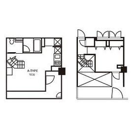 フルハウス代々木 101 間取り図