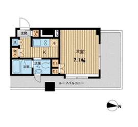 エスティメゾン武蔵小山 602 間取り図