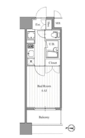 フィットエル森下 1204 間取り図