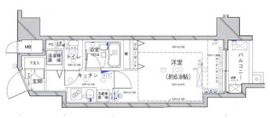 パレステュディオ六本木 4階 間取り図