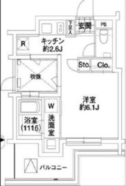 エルスタンザ代々木 408 間取り図