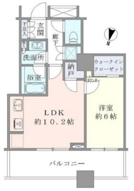 ブリリア大井町ラヴィアンタワー 20階 間取り図