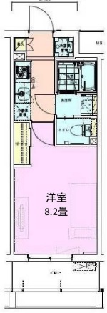 門前仲町レジデンス六番館 1202 間取り図