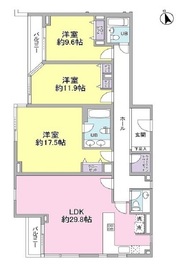 麻布マナー 304 間取り図