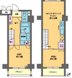 オーキッドレジデンス蔵前Ⅱ 903 間取り図