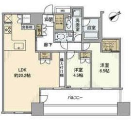 パークホームズ武蔵小山 11階 間取り図